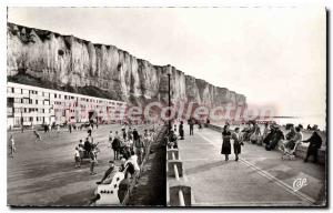 Postcard Old Treport Esplanade