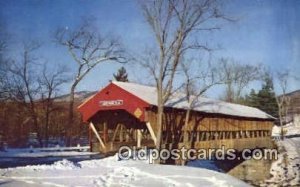 Jackson, White Mountains, NH USA Covered Bridge Unused 