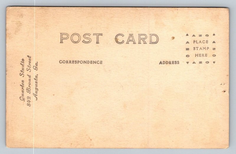 RPPC US Army Soldier  Augusta  Georgia     Postcard