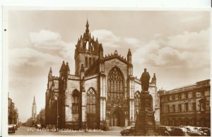 Scotland Postcard - St Giles Cathedral - Edinburgh - Real Photograph  ZZ1494