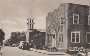 Postcard Post Office and Keystone Fire Hall Myerstown PA