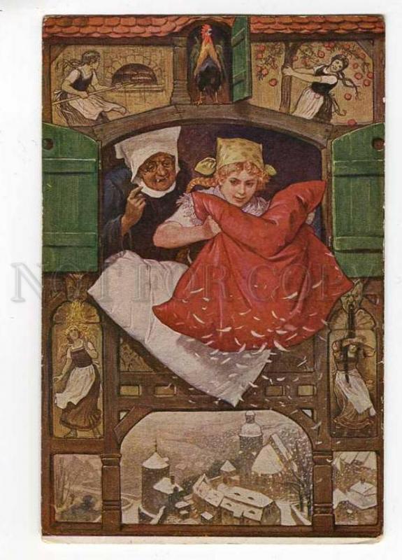 257056 Frau Holle FAIRY TALE by Paul HEY Vintage #301 postcard