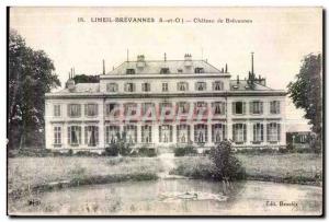 Postcard Old Castle Brevannes Limeil Brevannes