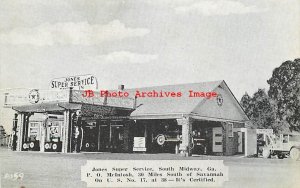 GA, Midway, Georgia, Jones Super Service, Texaco Gas Station, Highway 17