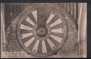 Hampshire Postcard - Winchester County Hall, King Arthur's Round Table  RS4044