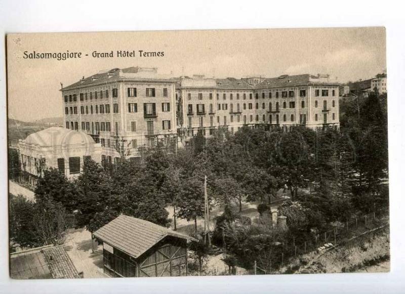 246778 ITALY SALSOMAGGIORE Grand Hotel Termes Vintage postcard