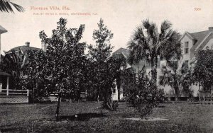 Florence Villa Florida Gardens Scenic View Vintage Postcard AA21075