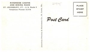 Vermont St.Johnsbury Riverside Cabins and Dining Room