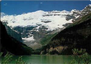 Lake Louise And Victoria Glacier Postcard Alberta Simon Hoyle