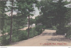 OTTAWA , Ontario , Canada , PU-1907 , Dirt road , Rockcliffe Park