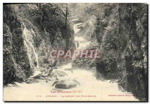 Old Postcard Luchon La Cascade des Demoiselles