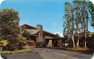 Hilo Hawaii 1957 Postcard Volcano House Hawaii National Park Prexie Stamps