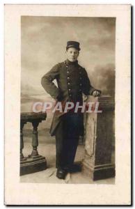 PHOTO CARD Vernon Army Soldier 1915 Family Gourny Prichet