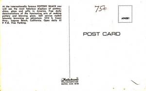 AD for Pottery Shack, Laguna Beach CA, California