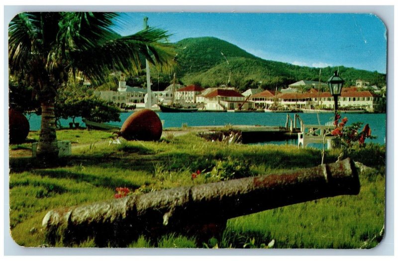 1959 Scenic View Of Christiansted St. Croix Virgin Island VI Vintage Postcard