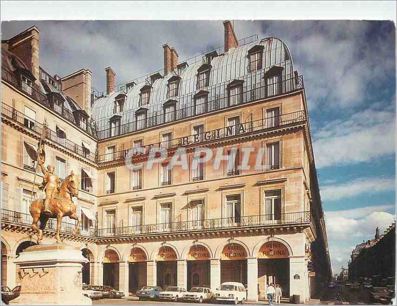 Postcard Modern Hotel Regina Paris Square sPyramides