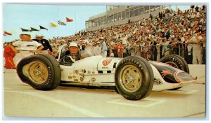 c1950's 500 Mile Car Race Jud Larson Starting Point Indianapolis IN Postcard