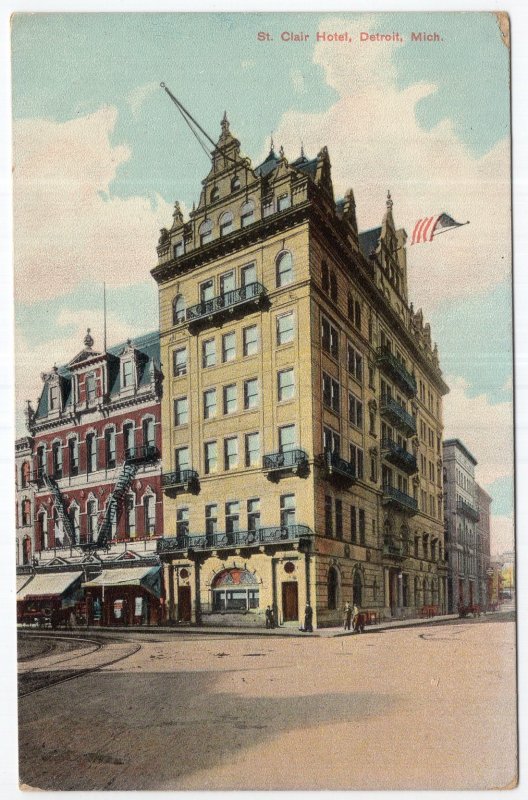 Detroit, Mich, St. Clair Hotel