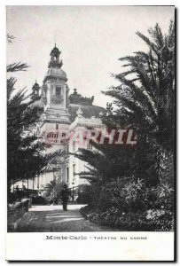 Old Postcard Monte Carlo Casino Theater