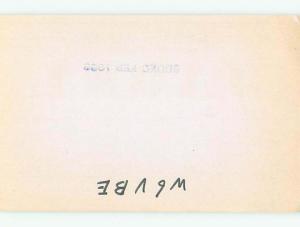 1967 vintage QSL CB HAM RADIO CARD Kobe JAPAN s0385