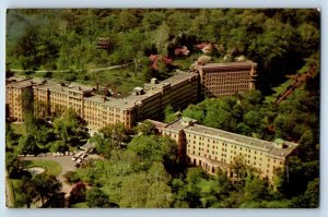 1960 French Lick Indiana Postcard Sheraton Hotel 18-Golf Courses Skeet Building