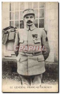 Old Postcard The Army general French Debeney