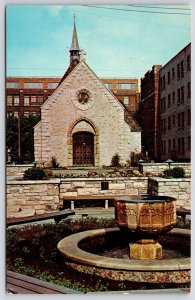 Postcard 15th Century Joan of Arc Chapel Marquette University Milwaukee Wis. WI