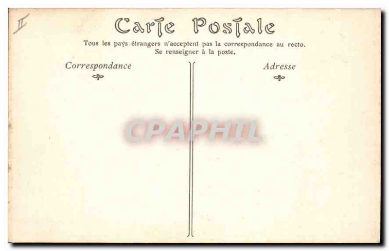 Old Postcard surroundings Gaillon Grid Chateau de Jeufosse