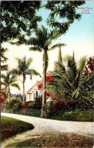 Smiths Parish Christian Church Streetview Bermuda Tropical DB Postcard 