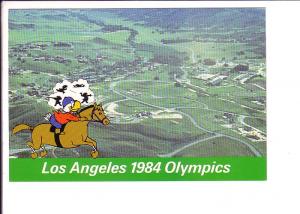 Sam on Horse  Pentathlon Orange County, 1984 Olympics, Los Angeles, California