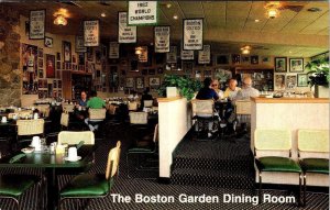 Terre Haute IN Indiana LARRY BIRD'S BOSTON CONNECTION~Garden Restaurant Postcard