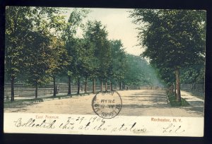 Rochester, New York/NY Postcard, Early Scene On East Avenue, 1906!