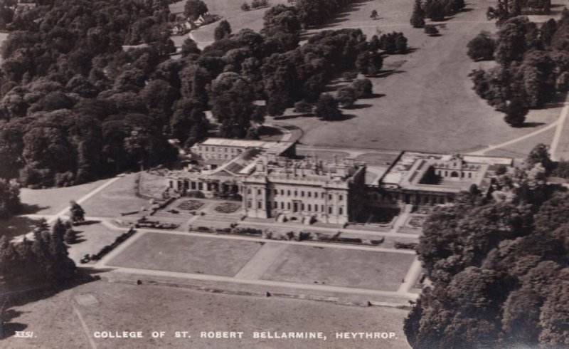 St Robert Bellarmine Heythrop Real Photo Oxford Old Postcard