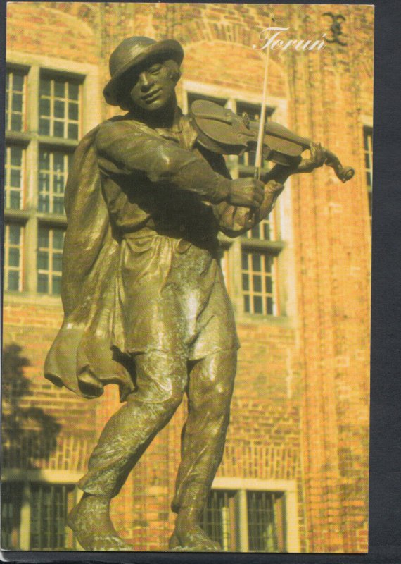 Poland Postcard - Torun - The Raftsman Statue RR6797