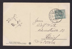 ITALY 1912, Vintage postcard, Famous fresco by Leonardo da Vinci, Posted