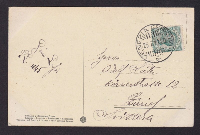 ITALY 1912, Vintage postcard, Famous fresco by Leonardo da Vinci, Posted