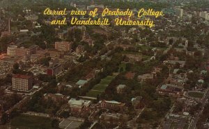 Vintage Postcard Aerial Peabody College Vanderbilt University Nashville