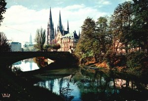 Vintage Postcard Bas-Rhin Eglise Saint-Paul Et Cathedrale Strasbourg France