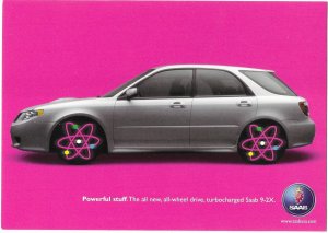 Advertising New All Wheel Drive 2005 Turbocharged Saab 9-2X 4 by 6