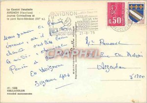 'Postcard Modern Avignon Vaucluse Young Comtadines and the Pont d''Avignon Fo...