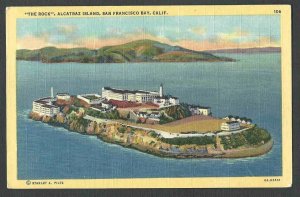 Ca 1932 PPC THE ROCK ALCATRAZ ISLAND SAN FRANCISCO CA, MINT