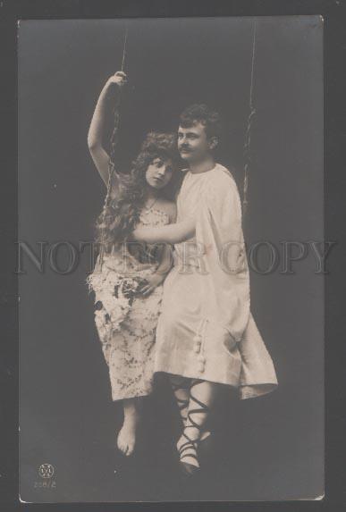 3102917 WAGNER Heros DANCERS on Swing Vintage PHOTO PC