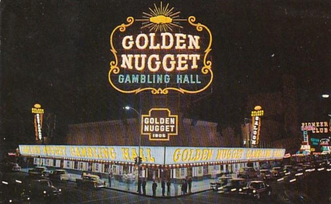 Nevada Las Vegas Golden Nugget Gambling Hall Saloon and Restaurant