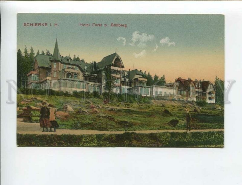 3172301 GERMANY SCHIERKE i. H. Hotel Furst zu Stolberg postcard