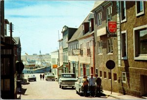 Saint Pierre et Miquelon Rue Commercante France 1950s/60s Vintage Postcard Boat