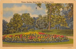 Union Park Flower Garden Des Moines, Iowa  