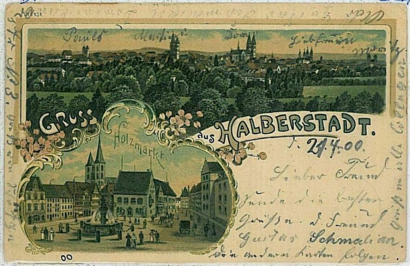 33177 - Postcards POSTCARD - GERMANY Germany - GREETINGS FROM Halberstadt-