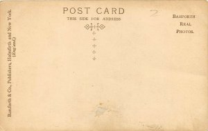 Shade Of Old Apple Tree c1910 Bamforth Photo Postcard Lovers By Bench