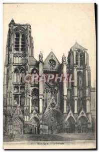 Old Postcard Bourges Cathedral