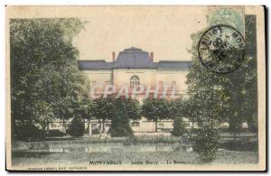 Montargis Old Postcard Garden Durzy The basin